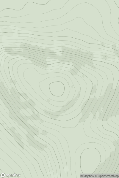 Thumbnail image for Dungavel Hill [Ayr to the River Clyde] [NS942305] showing contour plot for surrounding peak